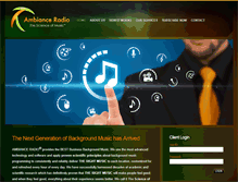 Tablet Screenshot of ambianceradio.com